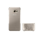 UTGÅTT Samsung Galaxy S6 Edge+ Qwerty Keyboard Cover - Guld