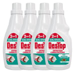 DESTOP Lot de 4 Gels Entretien Canalisations Parfum Pin intense- 750 ml