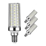 Soleil - Ampoules de Maïs led 20W, Équivalent 150W Ampoule Incandescente, 1300LM, 3000K Blanc Chaud, Ampoules à E14 Petite Vis Edison, 4 Pièces