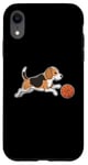 Coque pour iPhone XR Beagle jouant au basket-ball Beagles Chien