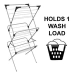 Vileda Sprint 3 Tier Clothes Airer Line Length 15M Holds Laundry Drying Rack New