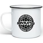 Teenage Mutant Ninja Turtles Master Splinter's Ninjutsu Training Center Enamel Mug - White