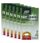 Boots NicAssist Fruit Fresh 2 mg Gum - 6 x 105 Pieces Bundle