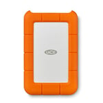 LaCie Rugged Mini, 1TB, 2.5", Portable External Hard Drive, for PC and Mac, Shock, Drop and Pressure Resistant, 2 year Rescue Services (LAC301558)