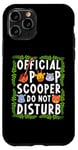 Coque pour iPhone 11 Pro Official Poop Scooper - Do Not Disturb Zookeeper