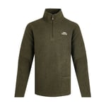 Weird Fish Mens Newport Ribbed Quarter Zip Fleece Top