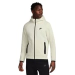 Nike Sportswear Tech Fleece Windrunner Hoodie Sz M Cream Black FB7921 020