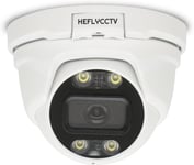 4Mp Caméra Dôme Ip Poe Sécurité Surveillance Caméras Filaires Cctv Micros Intégrés Pour L'Audio Unidirectionnel Objectif 2,8Mm, Détection Humaine,Vision Nocturne Couleur Intelligen[CAM07313]