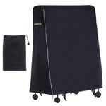 65x28x73'' 600D Folding Table Tennis Table Tennis Table Cover with Zipper Black