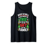 Might As Well Sleep Under The Tree Shirt Christmas Pajamas Tank Top