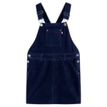 Robe Salopette Pour Enfants Velours Côtelé Bleu Marine 140