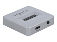 Delock M.2 Docking Station - Grensesnittsadapter - M.2 Nvme Card - Usb 3.2 (Gen 2) - Sølv