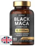 MACA ROOT CAPSULES 12000mg High Strength Black Maca Complex *BRAND NEW*