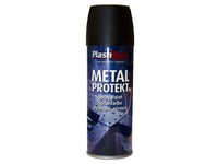  PlastiKote Metal Protekt Spray Matt Black 400ml PKT1284