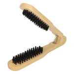 Clamp Hair Brush Straightener High Temperature Resistant Double Sided Wood Hair