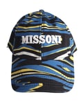 Missoni Casquette de baseball homme femme bleu unisexe