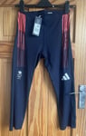 Adidas Pro Elite Team GB Paris 2024 Women's 3/4 Running Tights New Size S