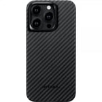 Pitaka iPhone 15 Pro Max Kuori MagEZ Case 4 Black/Grey Twill