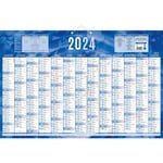 Bouchut Calendrier mural annuel - bleu 43 x 65 cm