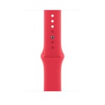 Apple 45mm Sport Band - (PRODUCT)RED, S/M, Compatible with Apple Watch Series 7(45mm), Series 8(45mm), Series9(45mm)