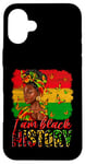 Coque pour iPhone 16 Plus I am Black History Juneteenth celebration afro-américain