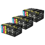 15 Multicolour Ink Cartridges for HP Officejet 7110 6700 Premium +Chip