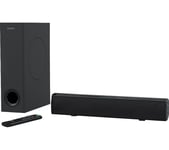 MAJORITY Bowfell Plus 2.1 Compact Sound Bar - Black, Black