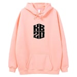 DSFF Kobe 20 Sweat à capuche pour homme avec grande poche Rose Taille L