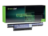 Green Cell - Batteri För Bärbar Dator (Likvärdigt Med: Acer As10d31, Acer As10d41, Acer As10d51) - Litiumjon - 6-Cells - 4400 Mah - Svart - För Acer Aspire 5733, 5741, 5742, 5742G, 5750G, E1  Travelmate 5740, 5742