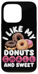 Coque pour iPhone 13 Pro Mini donuts I Like My Donuts Petits et Sucrés