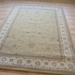 Rugs Direct Rug, PPHS and Viscose Silk, Beige, 67cm x 240cm