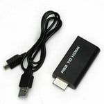 PlayStation 2 PS2 to HDMI Converter Adapter Adaptor Cable HD RCA AV Audio Video 