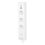 LEDVANCE Smart Plug WiFi, bandeau de prises triple avec protection contre les su