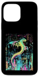 Coque pour iPhone 13 Pro Max Cyberpunk Dragon Design Fantasy Art et Sci-Fi Fans Unique