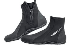 Seac Mixte 0210050064040a Chaussons de plongée, Noir, S EU