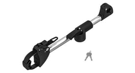 Eufab    fixe cadre a strap inclinable amovible o 25   30 mm et antivol 40 cm   porte velos eufab