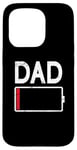 iPhone 15 Pro Tired Dad Weak Phone Battery Empty Daddy Papa Father's Day Case