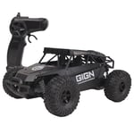 TURBO CHALLENGE - Buggy - GIGN - Elite - 099226 - Voiture Télécommandée - Noir - 1/16 - Prêt à Rouler - Batterie Rechargeable et Piles incluses - Métal - À Partir de 8 Ans