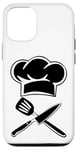 Coque pour iPhone 12/12 Pro Chef Cook Cooking Pirate Kitchen Lover