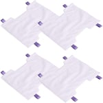 Sunxury - Lot de 4 tampons de rechange en microfibre compatibles avec Shark Steam Pocket Mop S3501 S3601 S3550 S3901 S3801 S3455 S3502 S3601 S3701