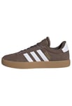 adidas Homme VL Court 3.0 Shoes Chaussures, Earth Strata/Cloud White/Gold Metallic, 41 1/3 EU