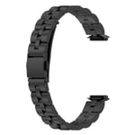 För Fitbit-luxe Anti-lost armband Justerbara sportmetallband watch