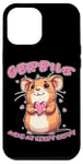 Coque pour iPhone 14 Pro Max Gerbilles Make My Heart Happy Gerbille