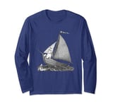 Where the Wild Things Are Sailing on a Boat Long Sleeve T-Shirt