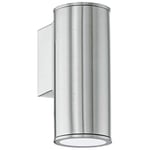 EGLO 94106 GU10-LED Stainless Steel Outdoor Wall Light RIGA, 94106