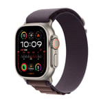 Apple Watch Ultra 2 49mm Titanium Indigo Alpine Loop - Large