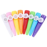 24 Pieces Plastic Kazoos 8  Kazoo Musical Instrument, Good Companion For4816