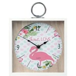 Horloge Murale Rose 20 x 5 x 20 cm