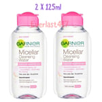 Garnier Micellar Water Facial Cleanser Sensitive Skin  No perfume  2 X 125 ML