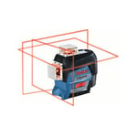 Bosch - Laser ligne gll 3-80 p à batterie + support BM1 Plus + coffret l-boxx